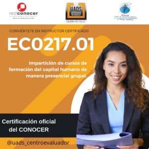 EC0217.01 Imparticion de cursos de formación del capital humano de manera presencial grupal